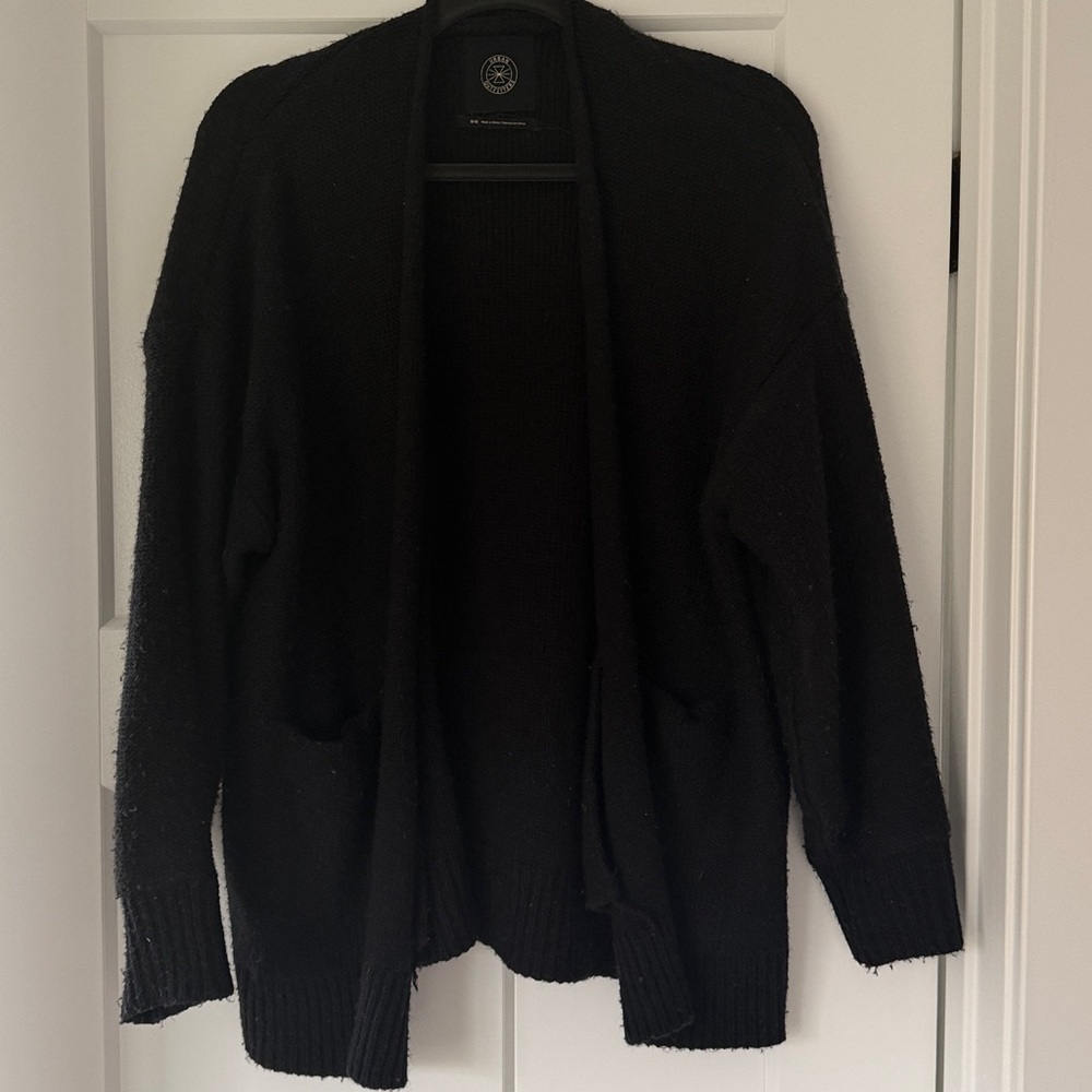 Urban Outfitters Black Open-Front Women's Cardigan